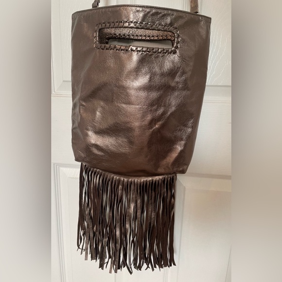 Jennifer Haley Fringe Satchel / New without tags - Picture 4 of 14